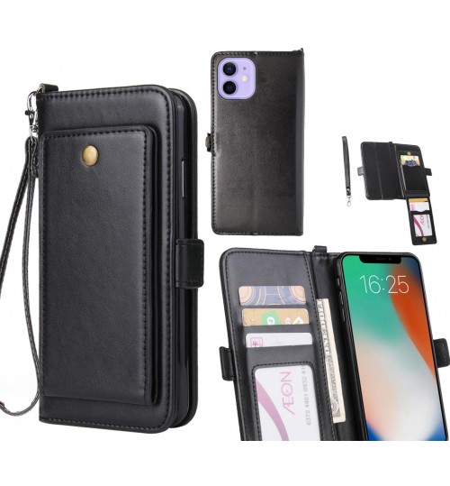 iPhone 12 Mini Case Retro Leather Wallet Case