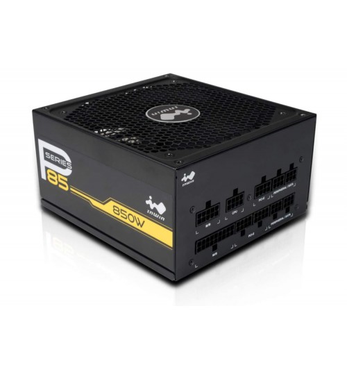 IN WIN P85 (P Series) 850 Watt Fully Modular Power Supply 80+ Gold Certified Black