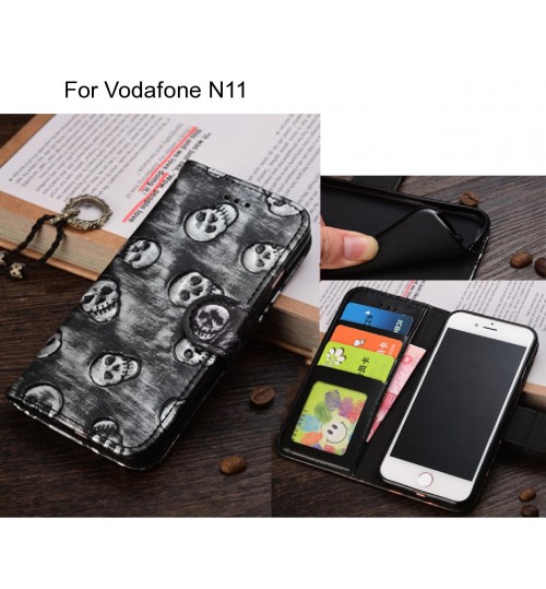 Vodafone N11  case Leather Wallet Case Cover