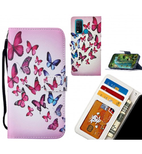 Vivo Y30 case leather wallet case printed ID