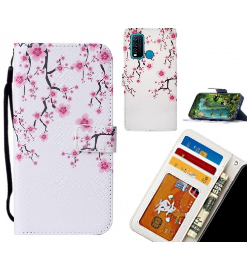 Vivo Y30 case leather wallet case printed ID