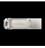 SANDISK ULTRA DUAL DRIVE LUXE SDDDC4 64GB USB TYPE C METAL USB3.1/TYPE C REVERSIBLE CONNECTOR SWIVEL DESIGN TYPE-C ENABLED DEVICES 5Y