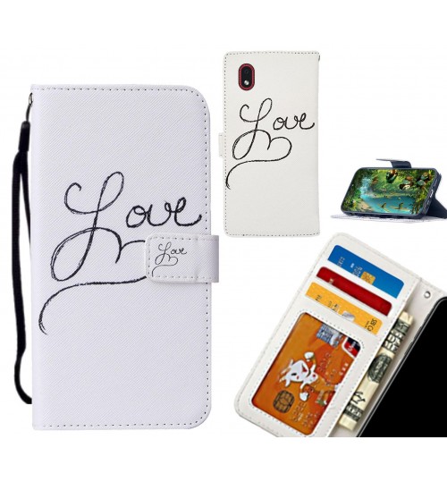 Samsung A01 Core case leather wallet case printed ID