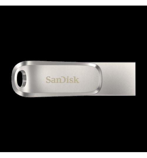 SANDISK ULTRA DUAL DRIVE LUXE USB TYPE C METAL USB3.1/TYPE C REVERSIBLE CONNECTOR SWIVEL DESIGN TYPE-C ENABLED DEVICES 5Y