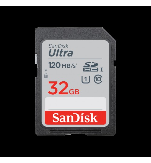 SANDISK ULTRA SDHC SDUN4 32GB C10 UHS-I 120MB/S R 4X6 10Y