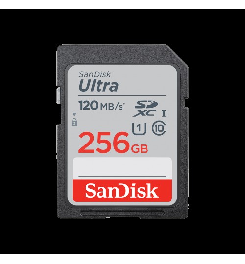 SANDISK ULTRA SDXC SDUN4 256GB C10 UHS-I 120MB/S R 4X6 10Y