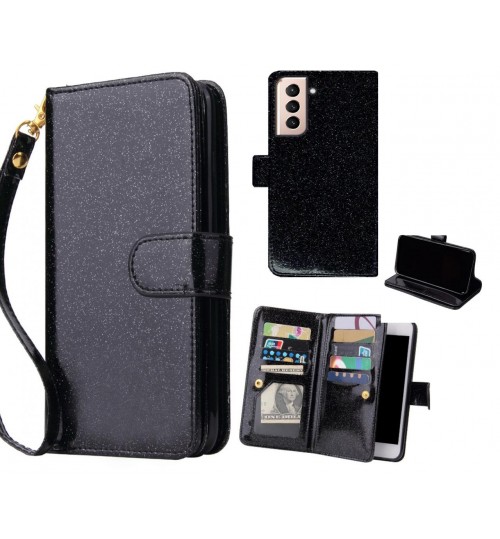 Galaxy S21 Plus Case Glaring Multifunction Wallet Leather Case