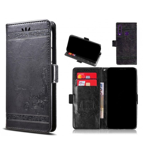 Huawei Y6P Case retro leather wallet case