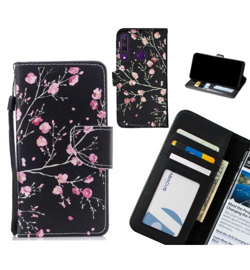 Huawei Y6P case leather wallet case printed ID