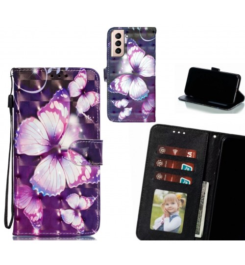 Galaxy S21 Plus Case Leather Wallet Case 3D Pattern Printed