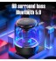 C7 Transparent Luminous LED Bluetooth 5.0 Speaker