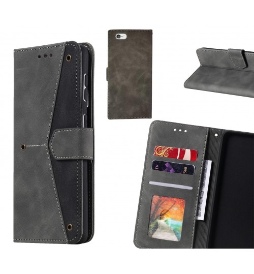 iPhone 6S Plus Case Wallet Denim Leather Case Cover