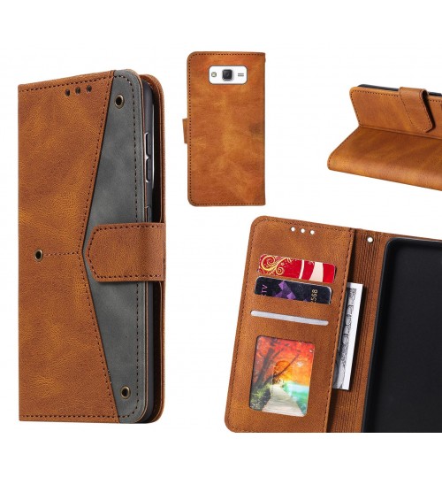 Galaxy J5 Case Wallet Denim Leather Case Cover
