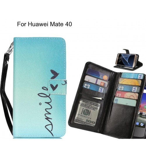 Huawei Mate 40 case Multifunction wallet leather case
