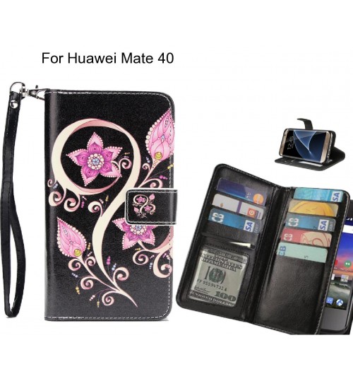Huawei Mate 40 case Multifunction wallet leather case