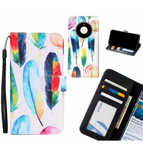 Huawei Mate 40 pro case 3 card leather wallet case printed ID