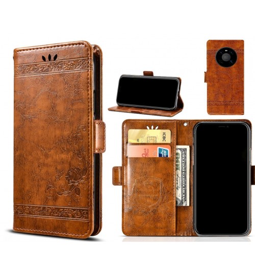 Huawei Mate 40 Case retro leather wallet case
