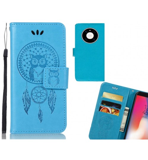 Huawei Mate 40 pro Case Embossed wallet case owl