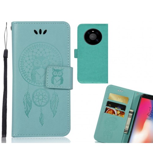 Huawei Mate 40 Case Embossed wallet case owl