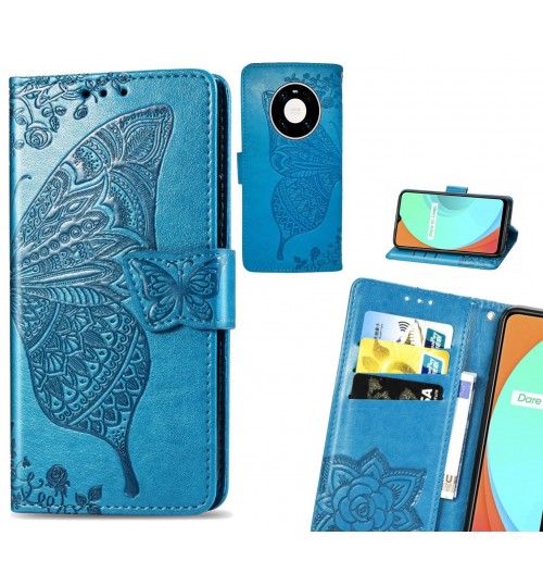 Huawei Mate 40 pro case Embossed Butterfly Wallet Leather Case