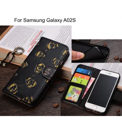 Samsung Galaxy A02S  case Leather Wallet Case Cover