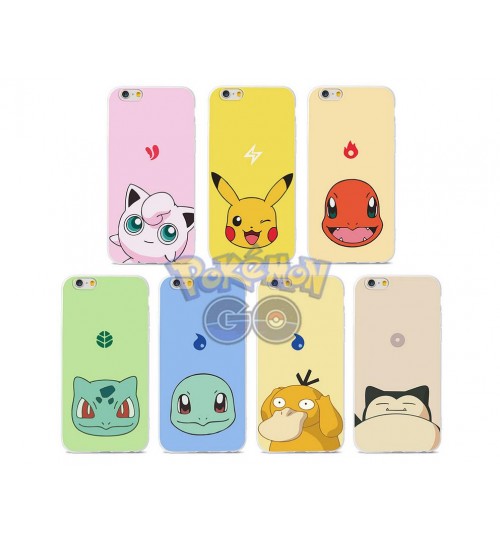 iPhone 6 6s case Pokemon GO Soft Gel UltraThin TPU case