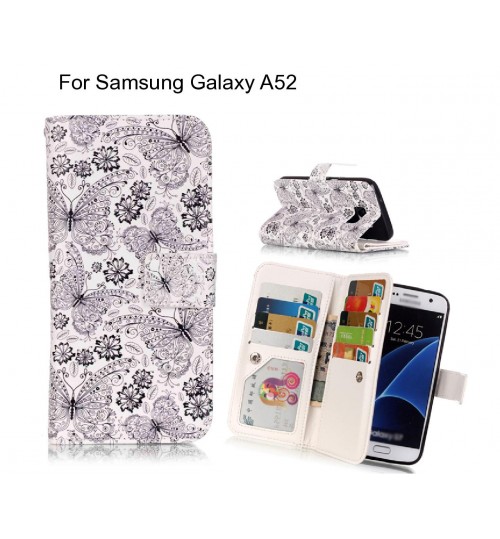 Samsung Galaxy A52 case Multifunction wallet leather case