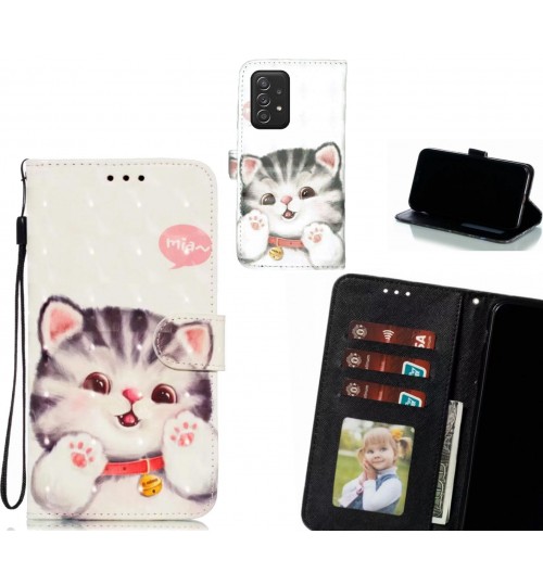 Samsung Galaxy A52 Case Leather Wallet Case 3D Pattern Printed