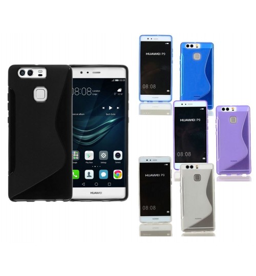 Huawei P9 PLUS case TPU gel cover S line+Combo