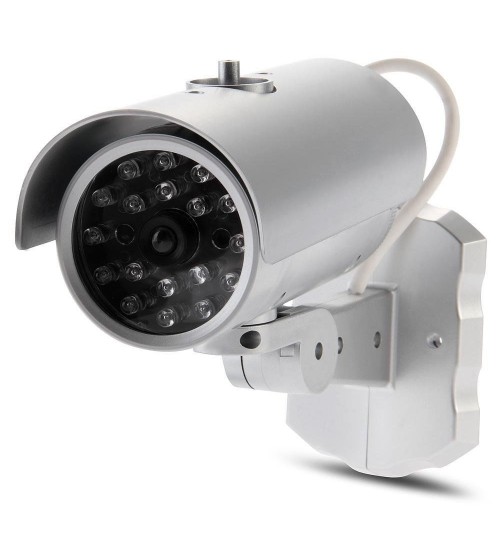 Dummy Security Camera IR 18 LED CCTV Camera Indoor Outdoor Fake Simulation