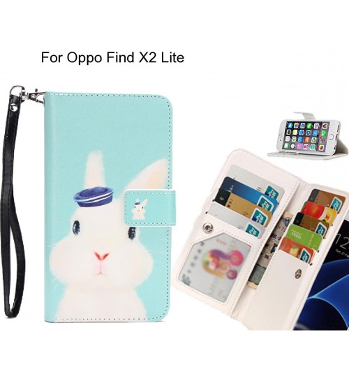 Oppo Find X2 Lite case Multifunction wallet leather case