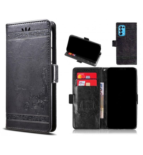 Oppo Find X3 Lite Case retro leather wallet case
