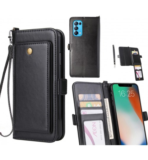 Oppo Find X3 Lite Case Retro Leather Wallet Case