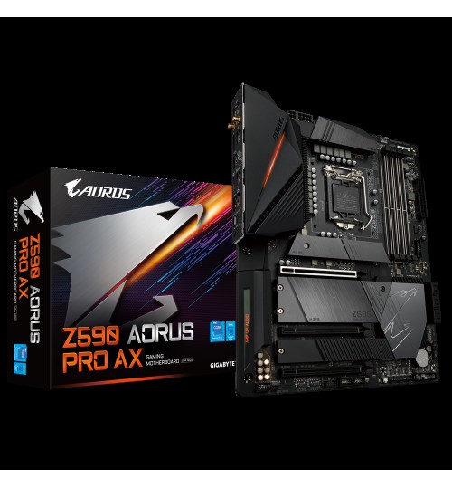 GIGABYTE Z590 AORUS PRO AX LGA 1200 Intel Z590 ATX MOTHERBOARD