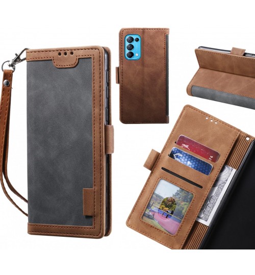 Oppo Find X3 Lite Case Wallet Denim Leather Case Cover