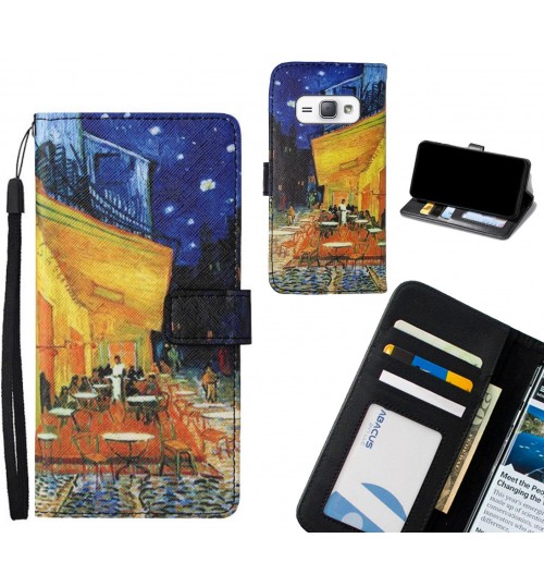 GALAXY J1 2016 case leather wallet case van gogh painting