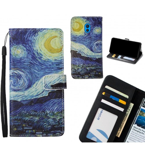 Meizu M6 Note case leather wallet case van gogh painting