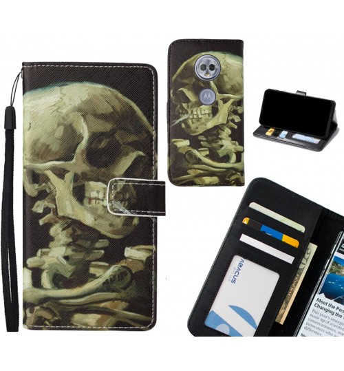 MOTO G6 PLAY case leather wallet case van gogh painting