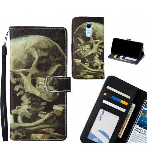 Xiaomi Redmi 5 Plus case leather wallet case van gogh painting