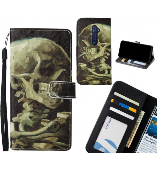 Oppo Reno 2 case leather wallet case van gogh painting