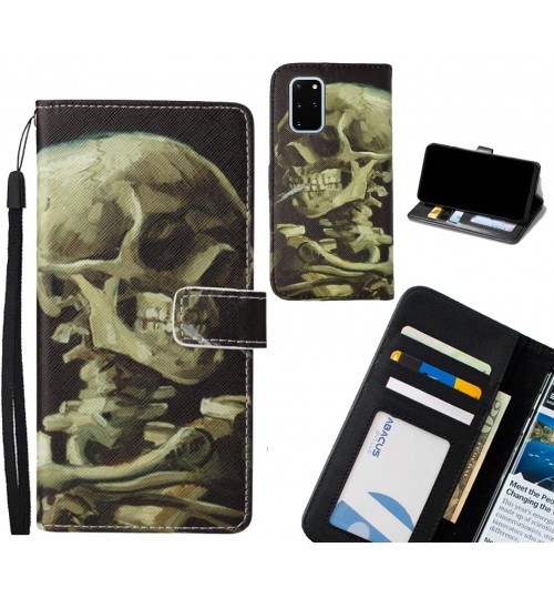 Galaxy S20 Plus case leather wallet case van gogh painting