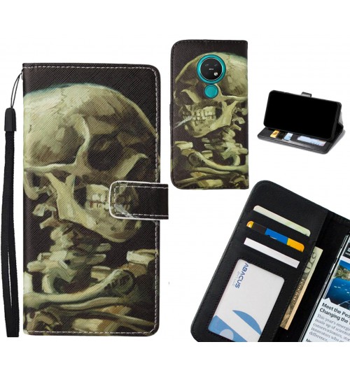 Nokia 7.2 case leather wallet case van gogh painting