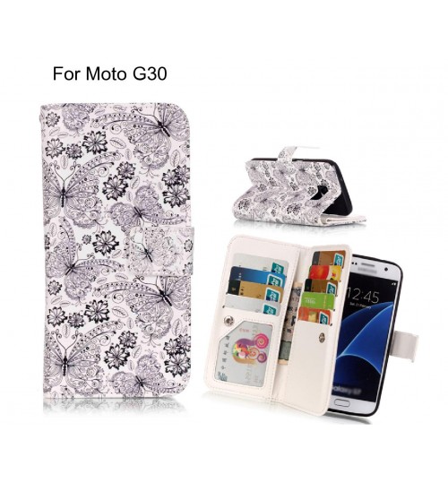 Moto G30 case Multifunction wallet leather case