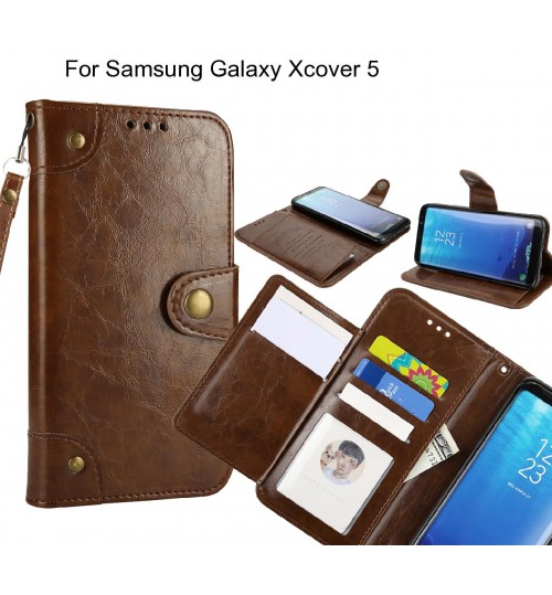 Samsung Galaxy Xcover 5  case executive multi card wallet leather case