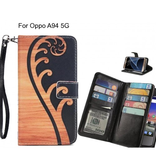 Oppo A94 5G case Multifunction wallet leather case