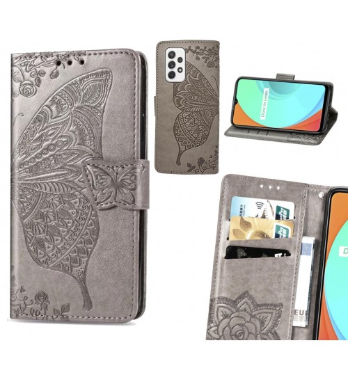 Samsung Galaxy A72 case Embossed Butterfly Wallet Leather Case