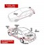 Car Parking Reversing Radar Guiding 4 Sensors