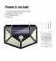 Solar PIR Motion Sensor Wall Light Outdoor Garden