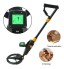 LCD Metal Detector Machine Coil Treasure Searching Hunter