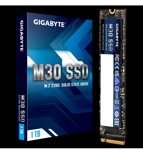 GIGABYTE M30 NVME 1TB PCIe 3.0 SSD R/W 3500/3000 MB/s